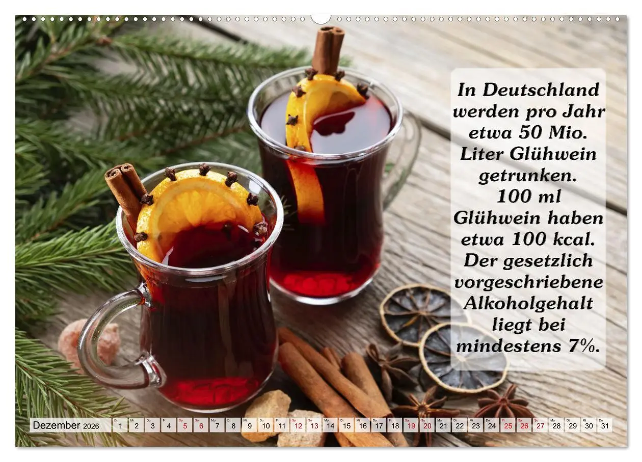 Bild: 9783457623282 | Wissenswertes über Wein (Wandkalender 2026 DIN A2 quer), CALVENDO...