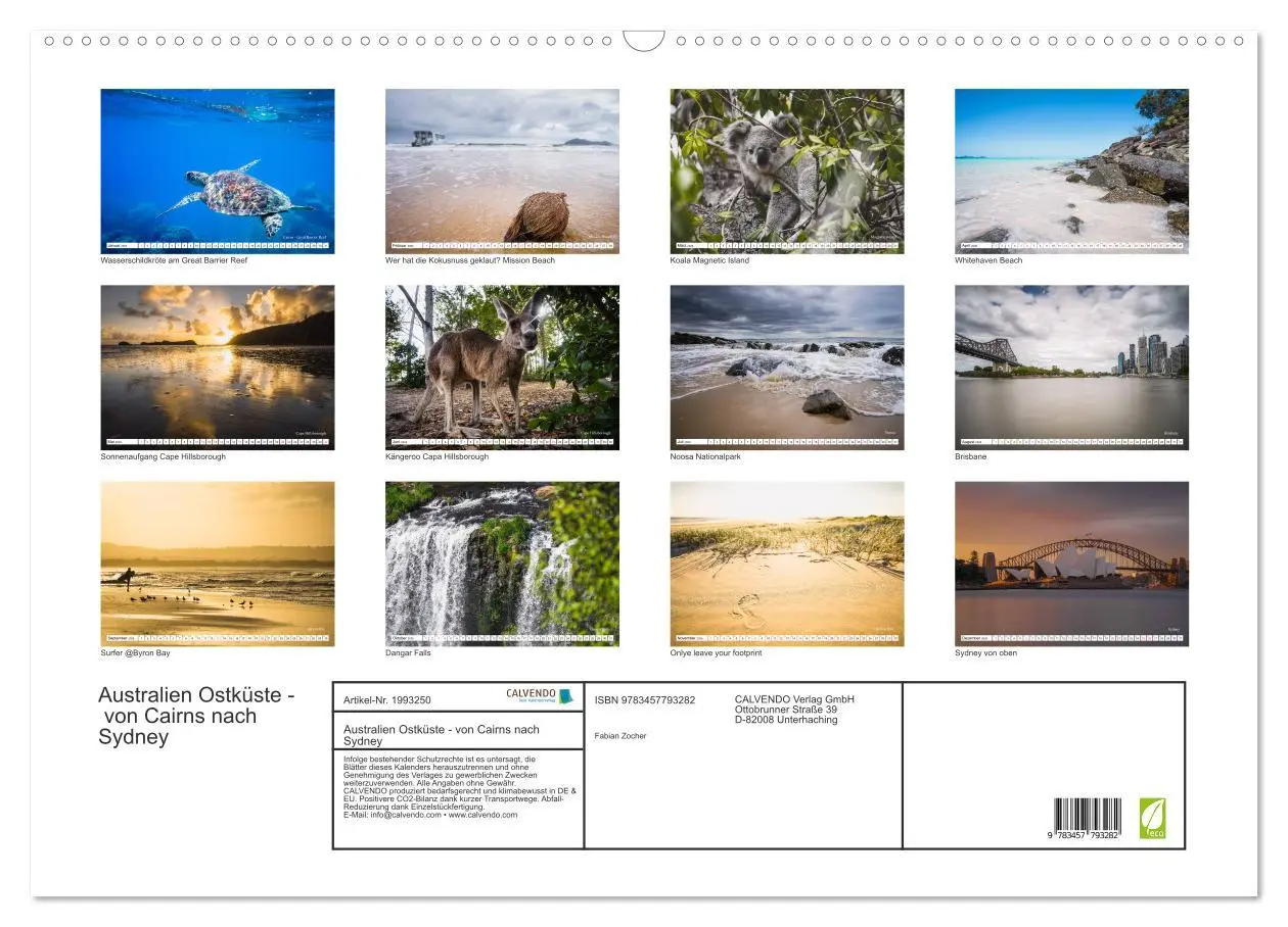 Bild: 9783457793282 | Australien Ostküste - von Cairns nach Sydney (Wandkalender 2026 DIN...