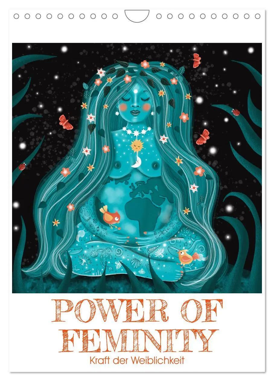 Cover: 9783516333282 | POWER OF FEMINITY - Kraft der Weiblichkeit (Wandkalender 2026 DIN...