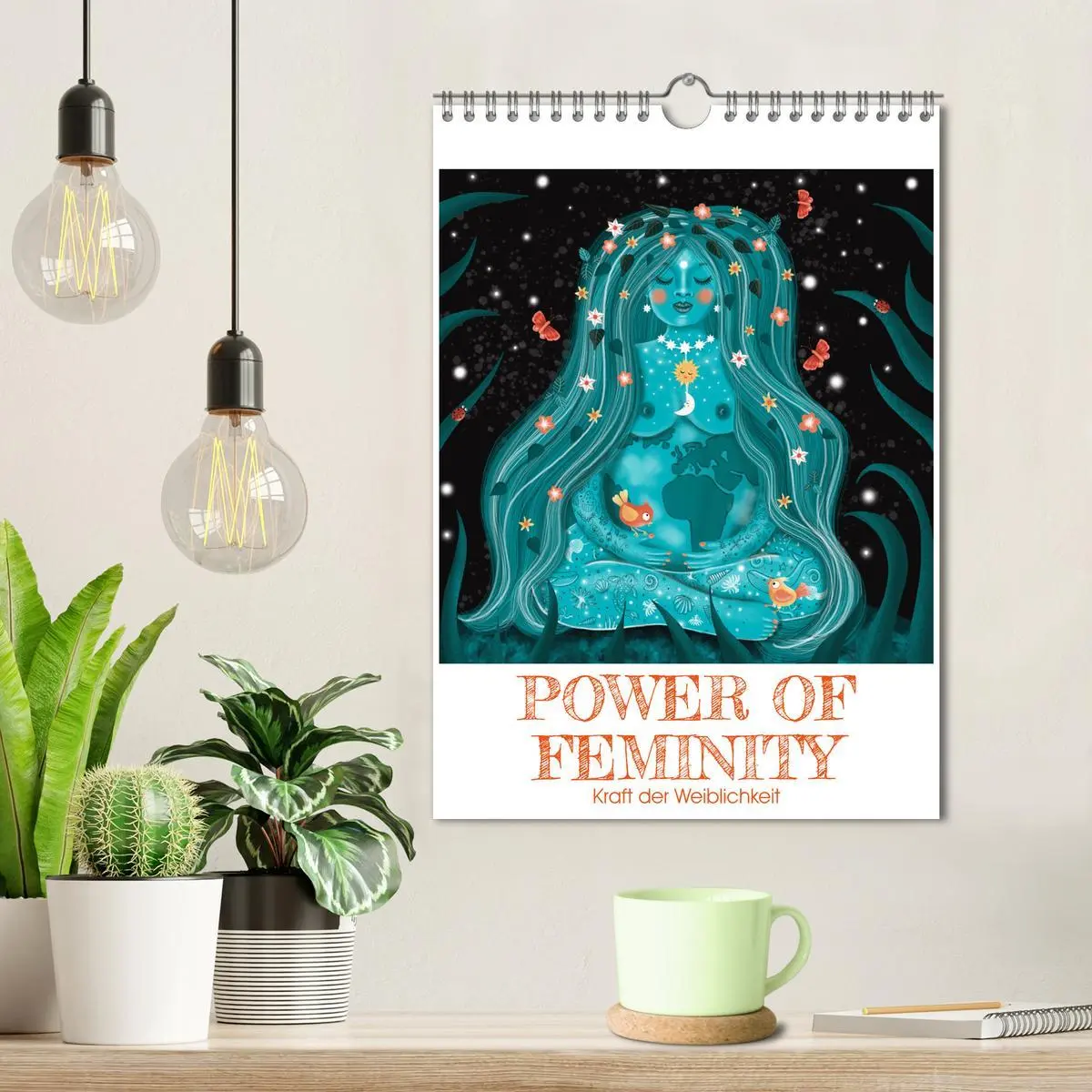Bild: 9783516333282 | POWER OF FEMINITY - Kraft der Weiblichkeit (Wandkalender 2026 DIN...