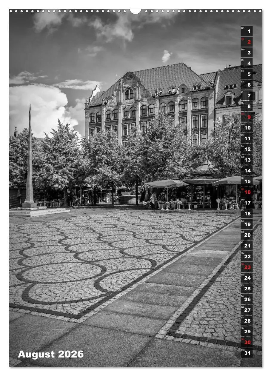 Bild: 9783516403282 | BRESLAU SCHWARZWEIß (Wandkalender 2026 DIN A2 hoch), CALVENDO...