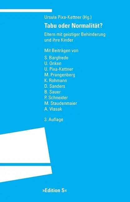 Cover: 9783825383282 | Tabu oder Normalität? | Ursula Pixa-Kettner | Taschenbuch | 345 S.