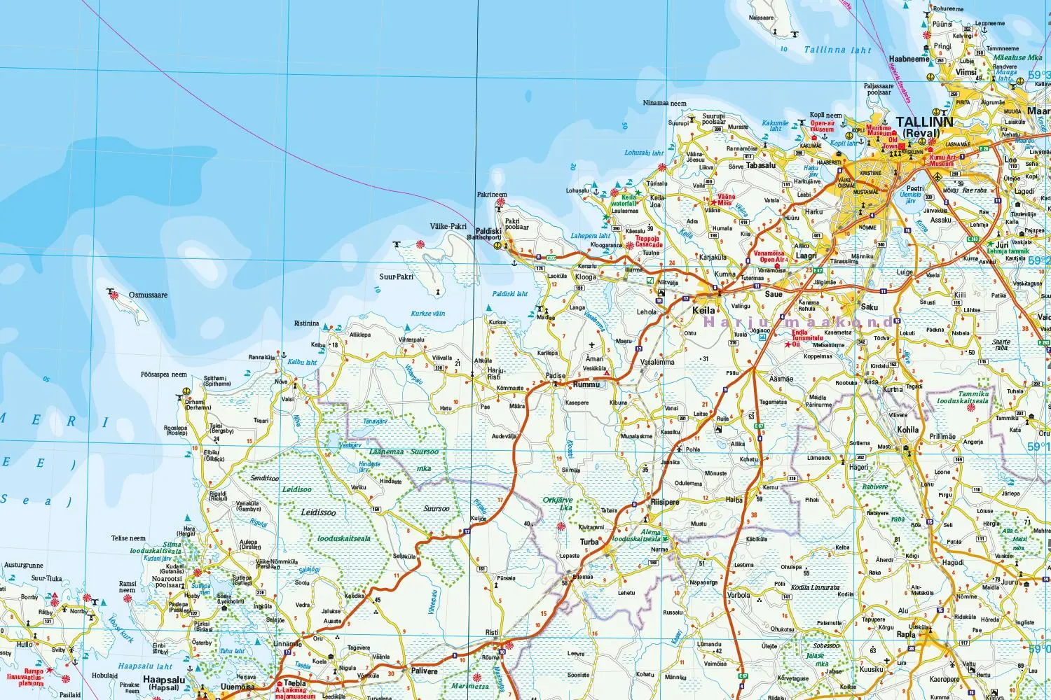 Bild: 9783831773282 | Reise Know-How Landkarte Estland 1 : 275.000 | reiß- und wasserfest