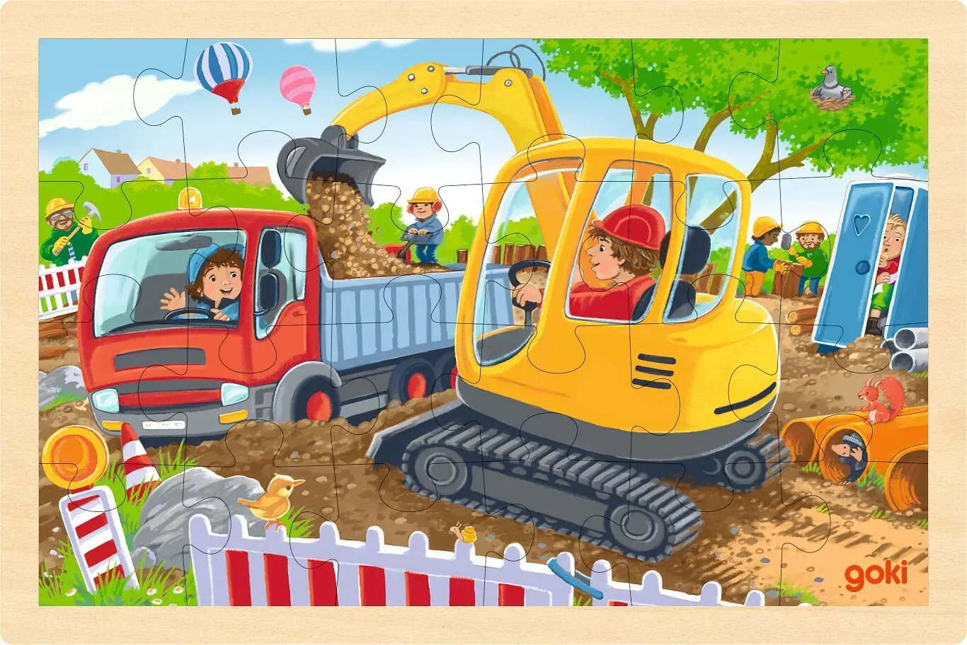 Cover: 4013594573382 | Einlegepuzzle Bagger | Spiel | Folie | 57338 | Deutsch | 2026