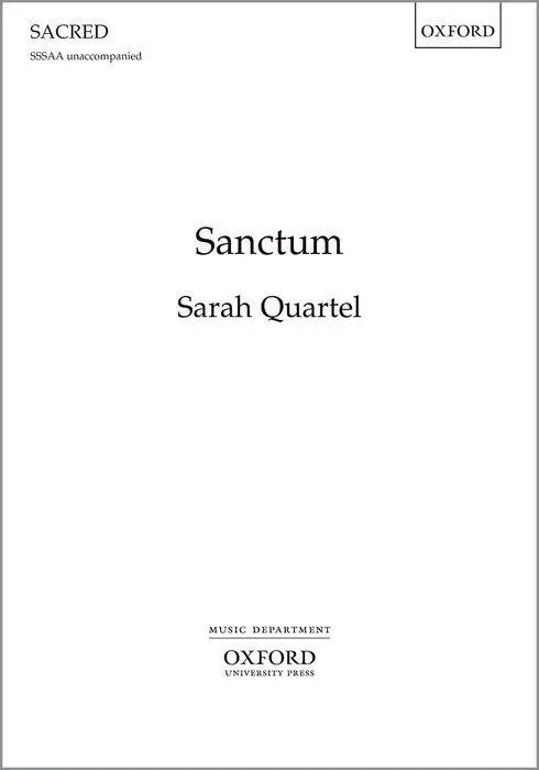 Cover: 9780193413382 | Sanctum | Sarah Quartel | Taschenbuch | Klavierauszug | Englisch