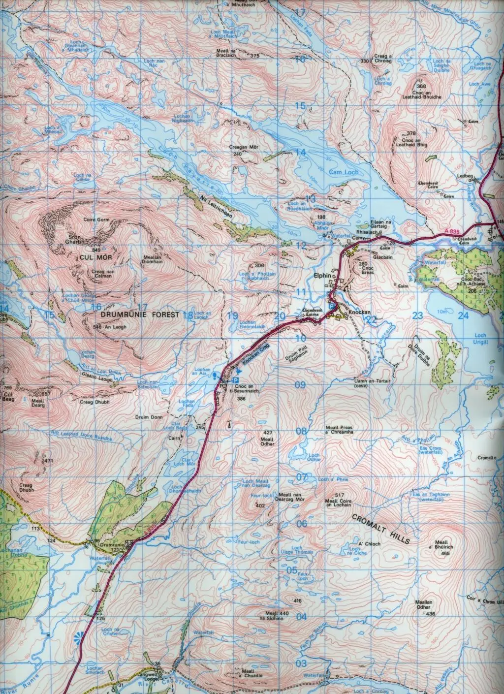 Bild: 9780319473382 | Loch Assynt, Lochinver &amp; Kylesku | Ordnance Survey | (Land-)Karte