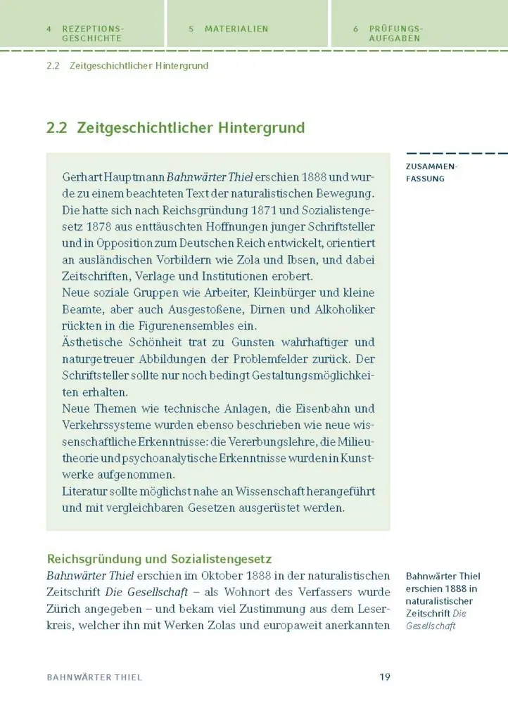 Bild: 9783129303382 | Bahnwärter Thiel von Gerhart Hauptmann | Gerhart Hauptmann | Buch