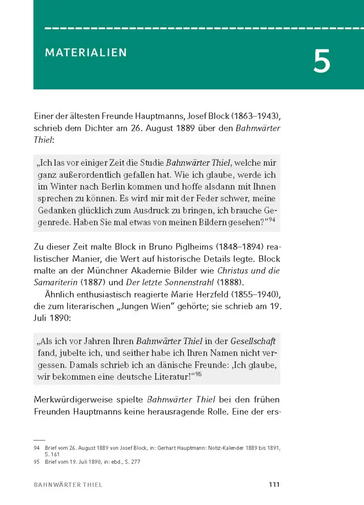 Bild: 9783129303382 | Bahnwärter Thiel von Gerhart Hauptmann | Gerhart Hauptmann | Buch