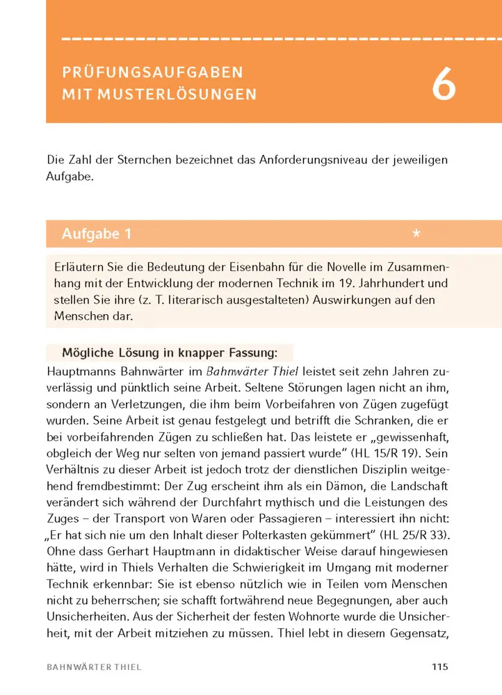 Bild: 9783129303382 | Bahnwärter Thiel von Gerhart Hauptmann | Gerhart Hauptmann | Buch