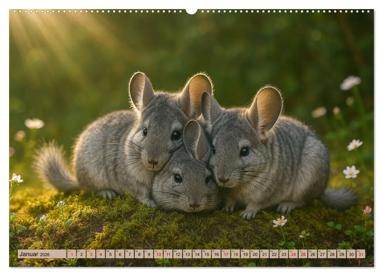 Bild: 9783457303382 | Chinchillas - Meister der Niedlichkeit (hochwertiger Premium...