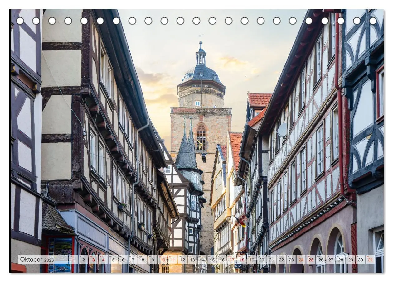 Bild: 9783457613382 | Alsfeld Impressionen (Tischkalender 2026 DIN A5 quer), CALVENDO...