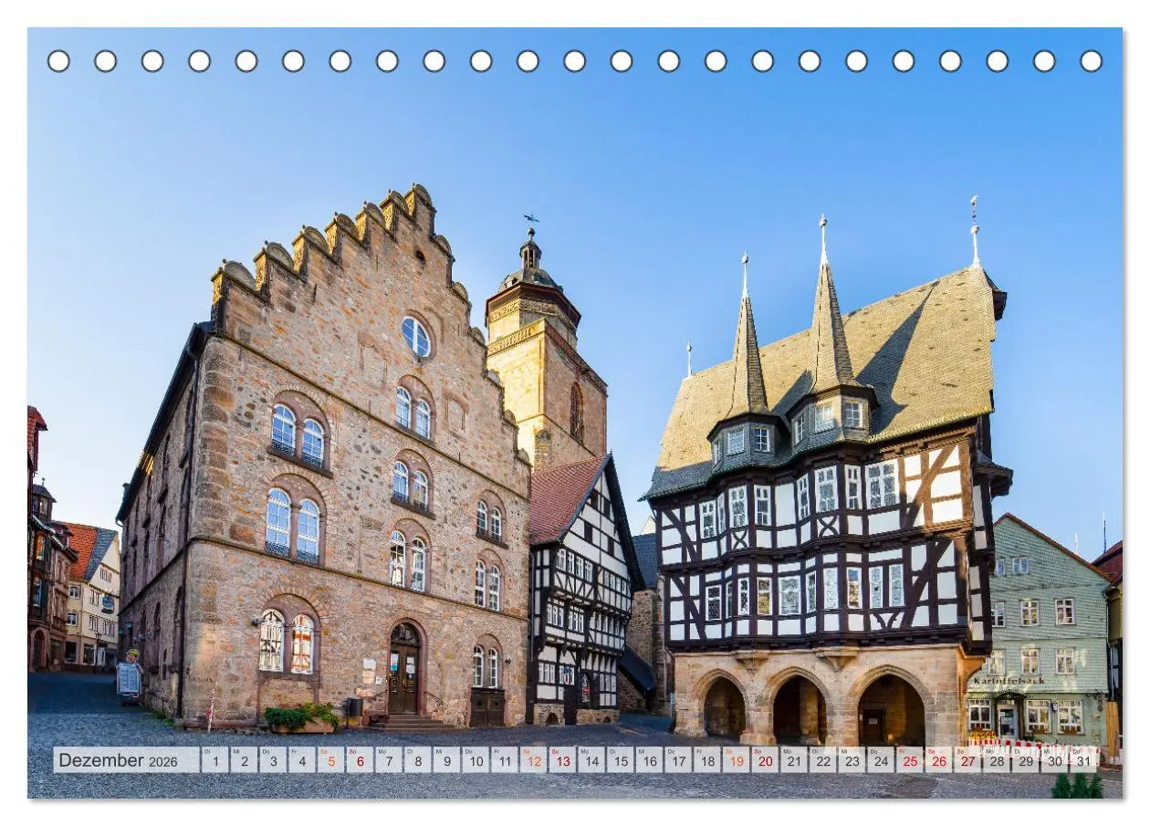 Bild: 9783457613382 | Alsfeld Impressionen (Tischkalender 2026 DIN A5 quer), CALVENDO...
