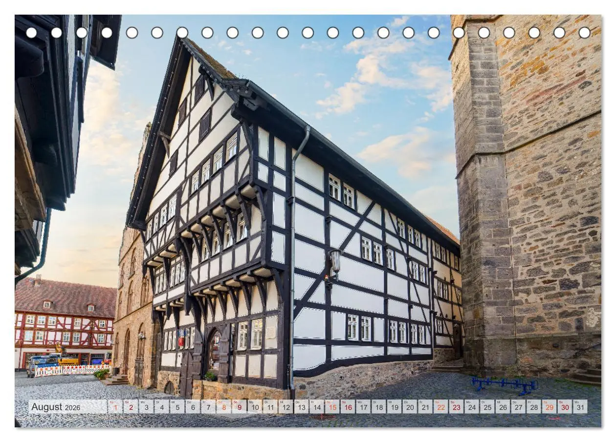 Bild: 9783457613382 | Alsfeld Impressionen (Tischkalender 2026 DIN A5 quer), CALVENDO...