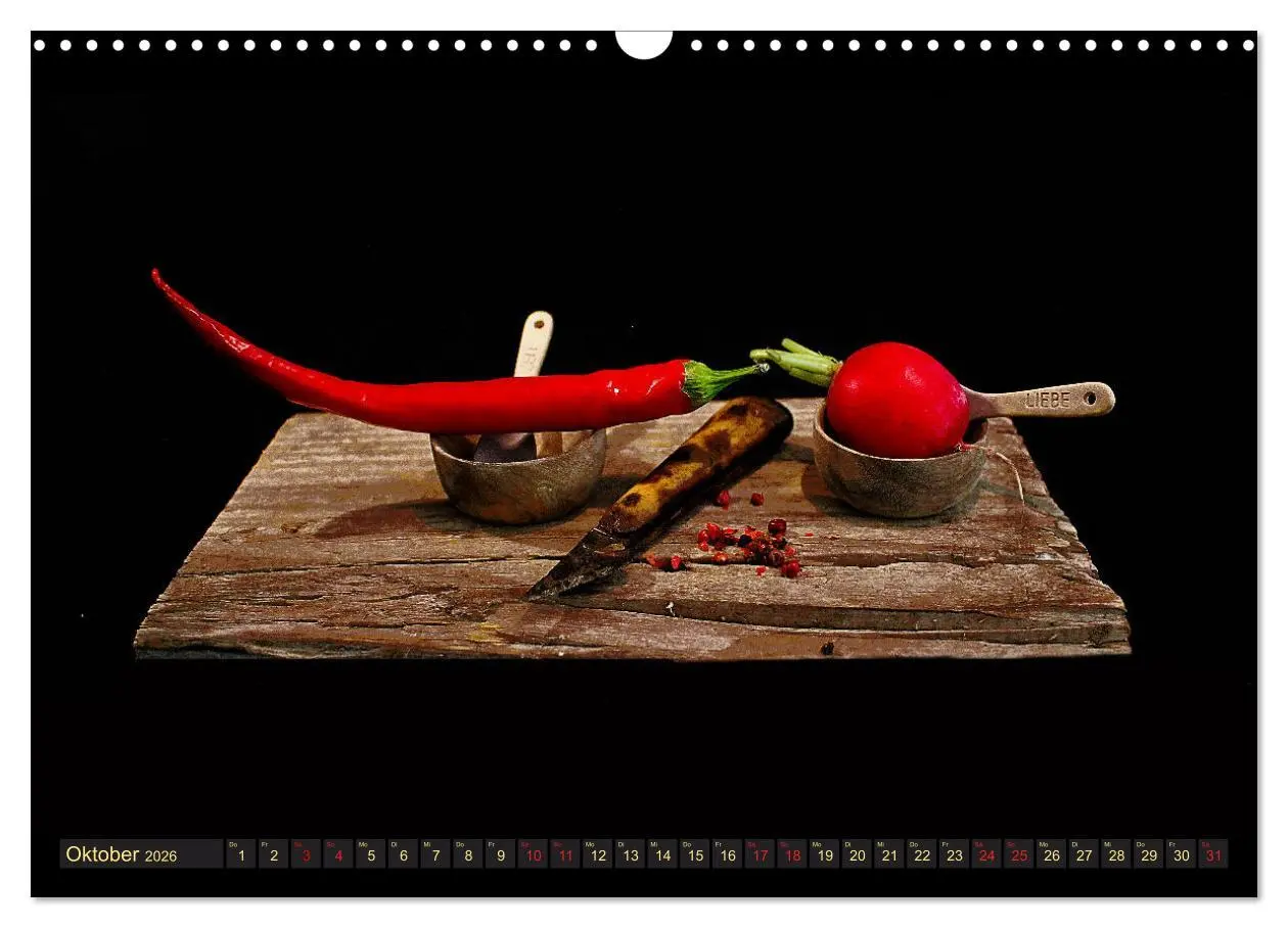 Bild: 9783457853382 | Scharfe Chili Fantasien - Creative Food Design (Wandkalender 2026...