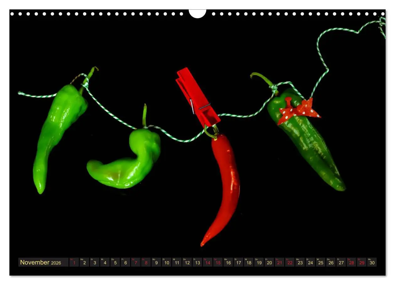 Bild: 9783457853382 | Scharfe Chili Fantasien - Creative Food Design (Wandkalender 2026...