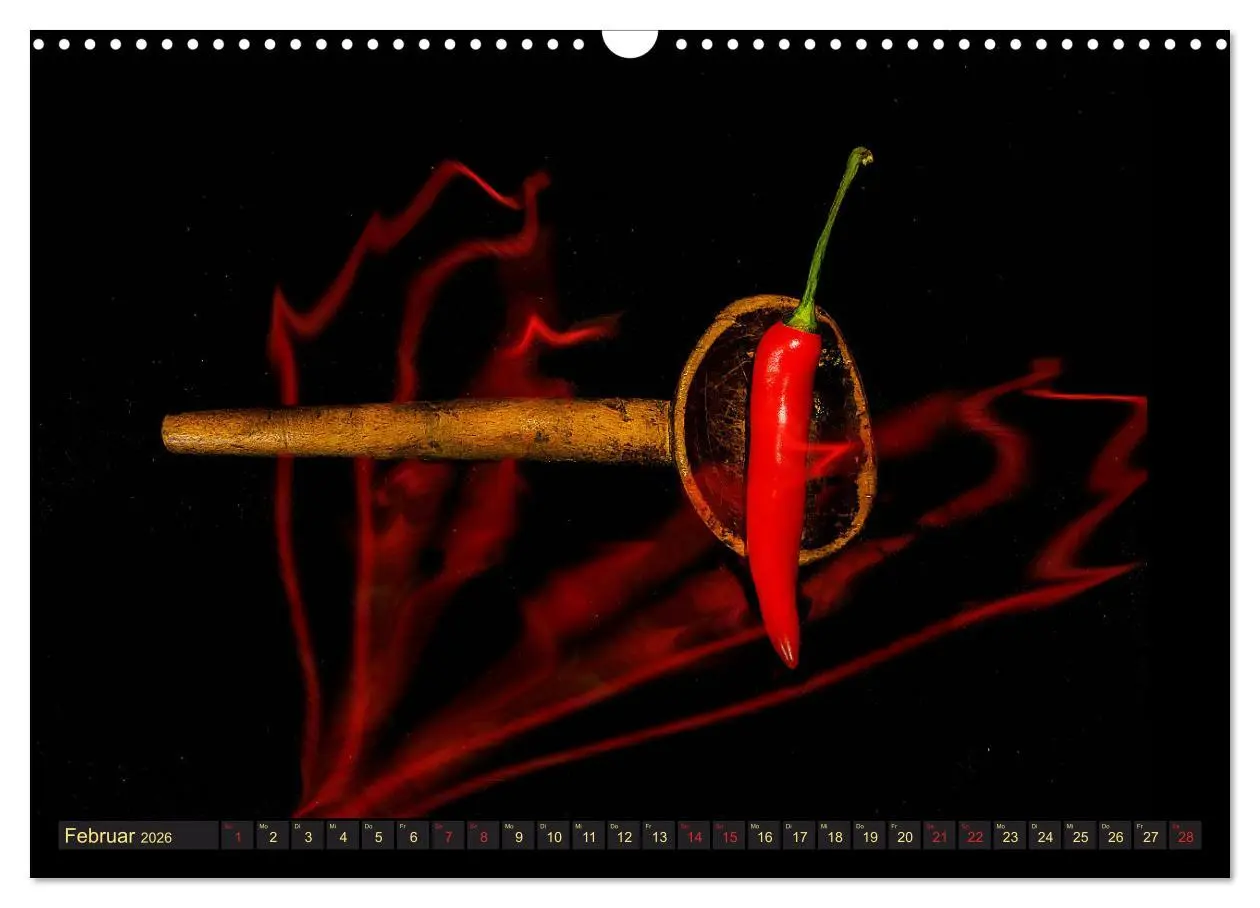 Bild: 9783457853382 | Scharfe Chili Fantasien - Creative Food Design (Wandkalender 2026...