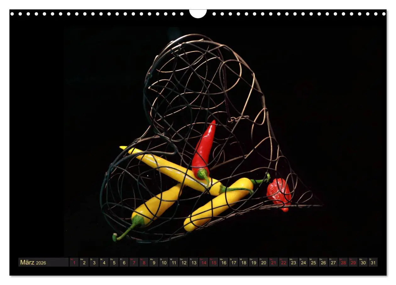 Bild: 9783457853382 | Scharfe Chili Fantasien - Creative Food Design (Wandkalender 2026...