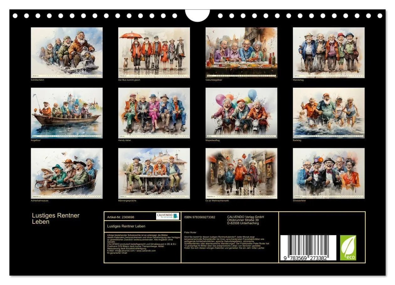 Bild: 9783569273382 | Lustiges Rentner Leben (Wandkalender 2027 DIN A4 quer), CALVENDO...