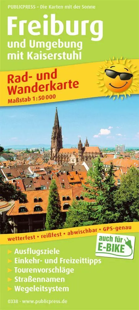 Cover: 9783747303382 | Freiburg und Umgebung mit Kaiserstuhl 1:50 000 | (Land-)Karte | 2018