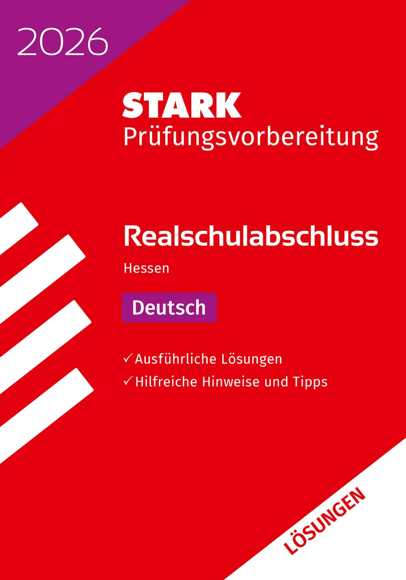 Cover: 9783849063382 | STARK Lösungen zu Deutsch - Realschulabschluss 2026 Hessen -...