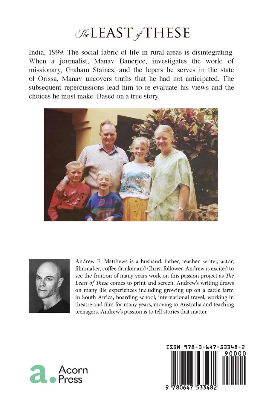 Rückseite: 9780647533482 | The Least of These | The Graham Staines Story | Andrew E Matthews