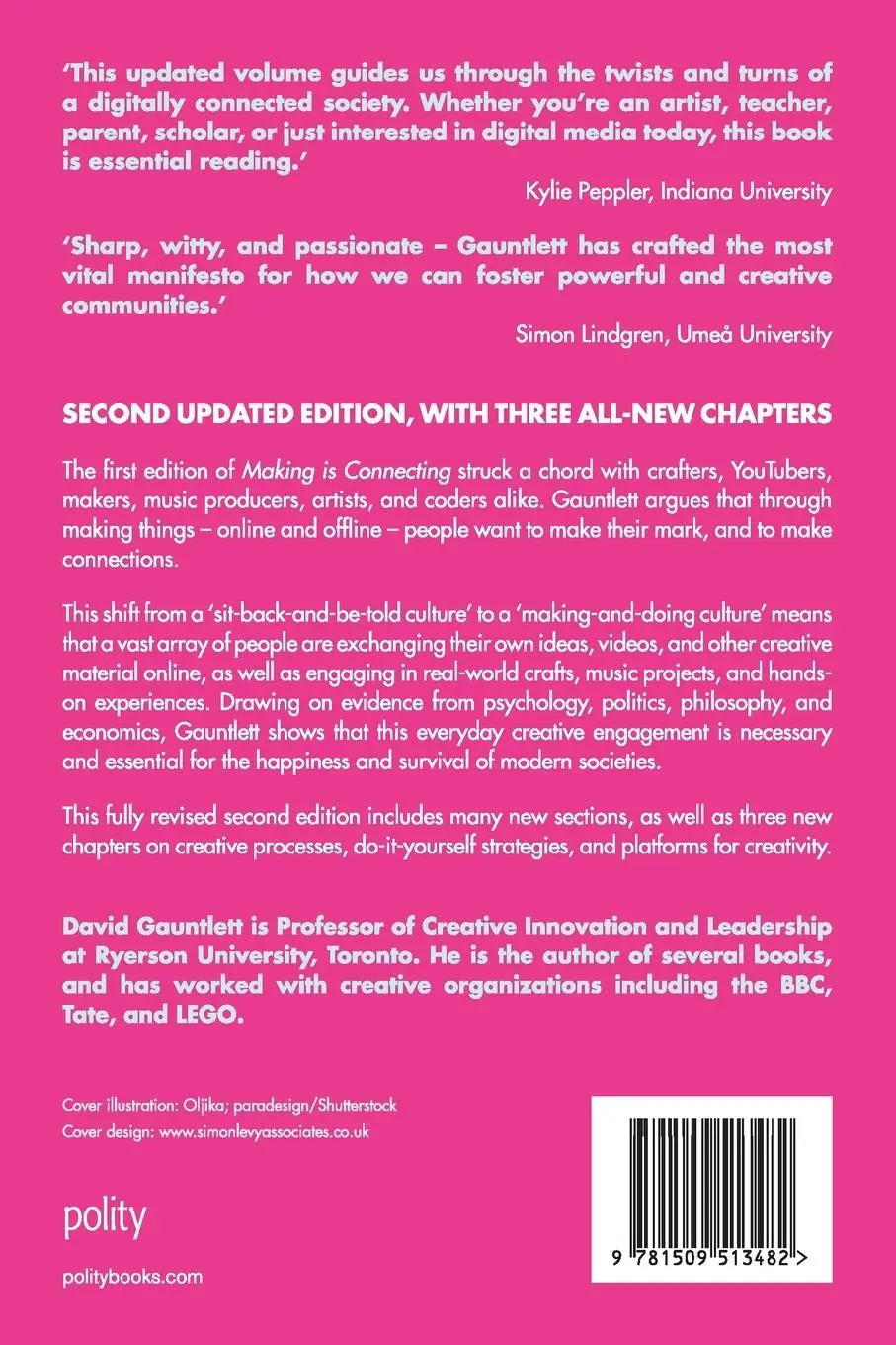 Rückseite: 9781509513482 | Making Is Connecting | David Gauntlett | Taschenbuch | 296 S. | 2018