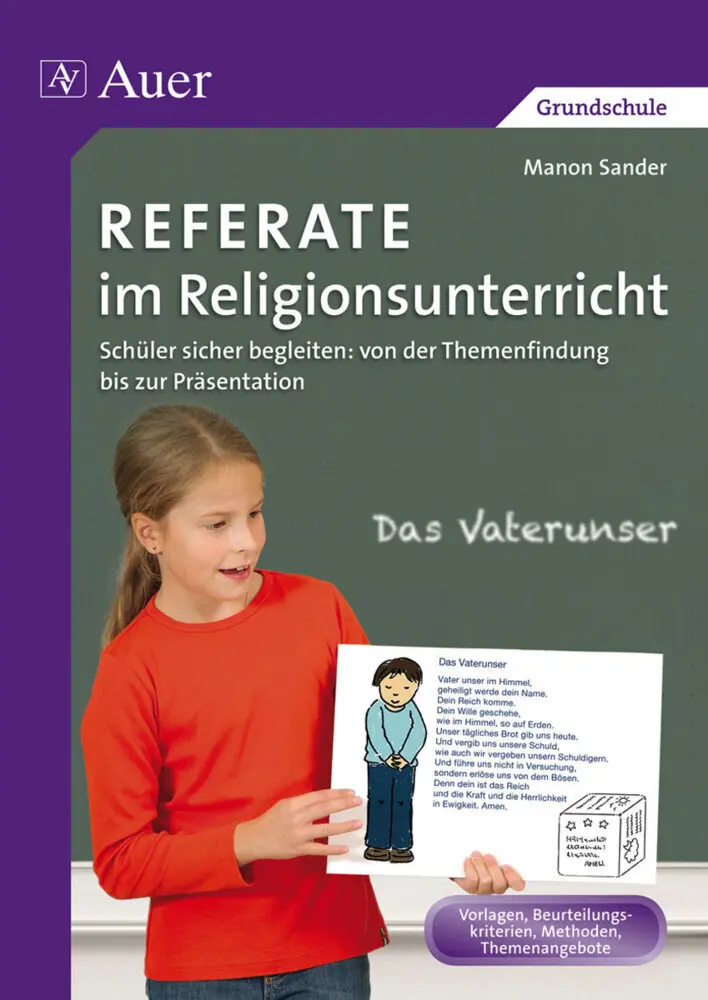 Cover: 9783403073482 | Referate im Religionsunterricht | Manon Sander | Broschüre | 84 S. Cover: 9783403073482 | Referate im Religionsunterricht | Manon Sander | Broschüre | 84 S.