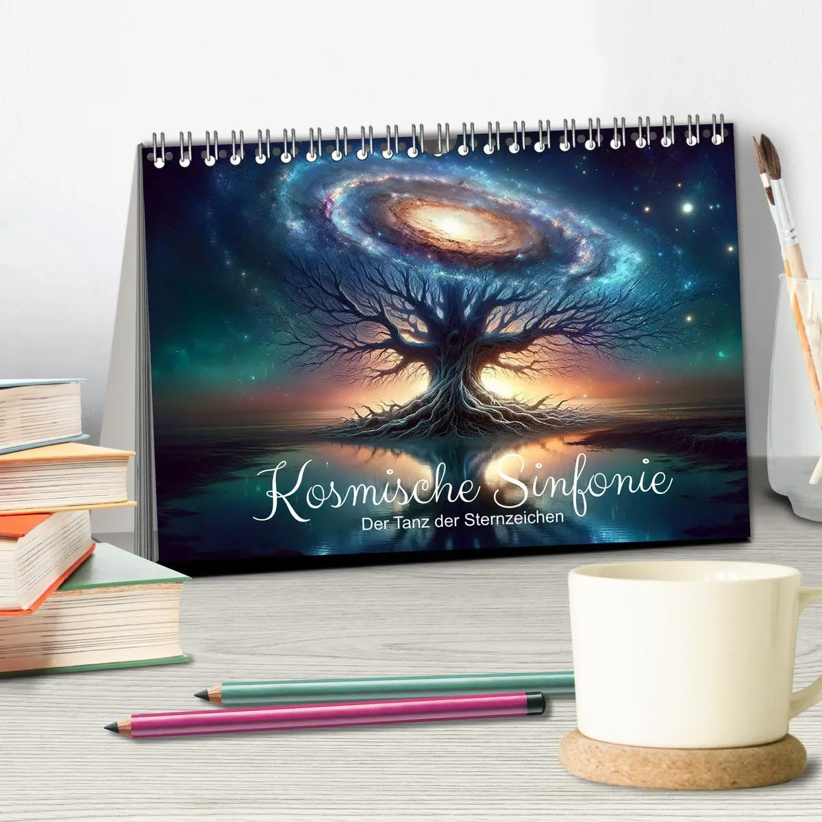 Bild: 9783457463482 | Kosmische Sinfonie: Der Tanz der Sternzeichen (Tischkalender 2026...