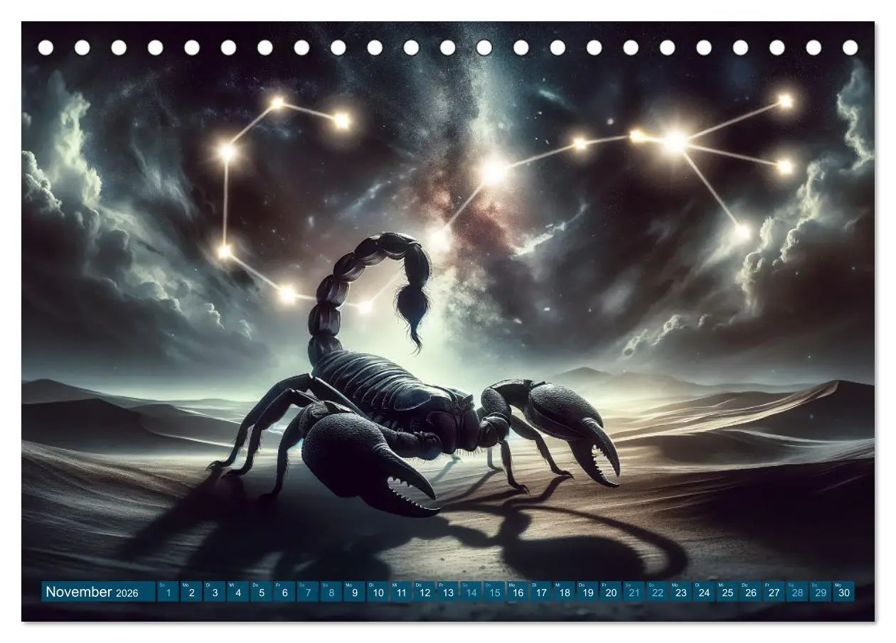 Bild: 9783457463482 | Kosmische Sinfonie: Der Tanz der Sternzeichen (Tischkalender 2026...