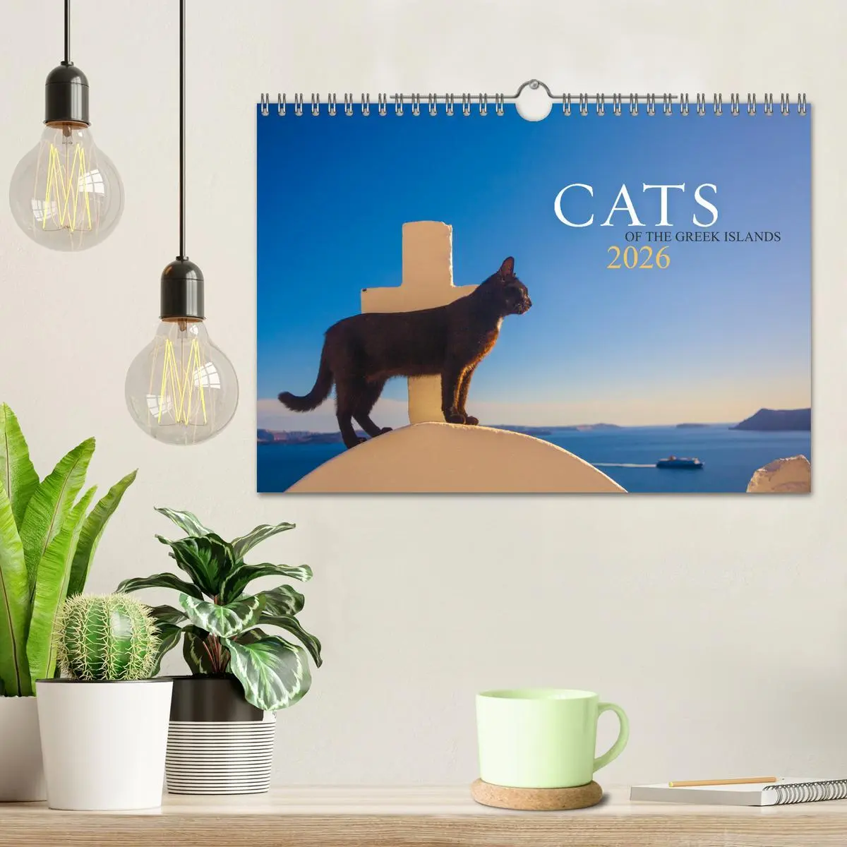 Bild: 9783516553482 | Cats of the Greek Islands (Wall Calendar 2026 DIN A4 landscape),...