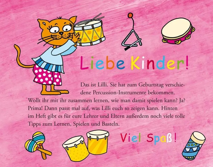 Bild: 9783866263482 | Lillis Percussionschule mit CD | Barbara Hintermeier (u. a.) | Buch