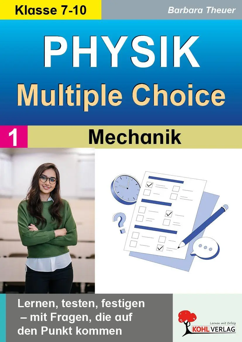 Cover: 9783988413482 | Physik - Multiple-Choice / Band 1: Mechanik | Barbara Theuer | Buch