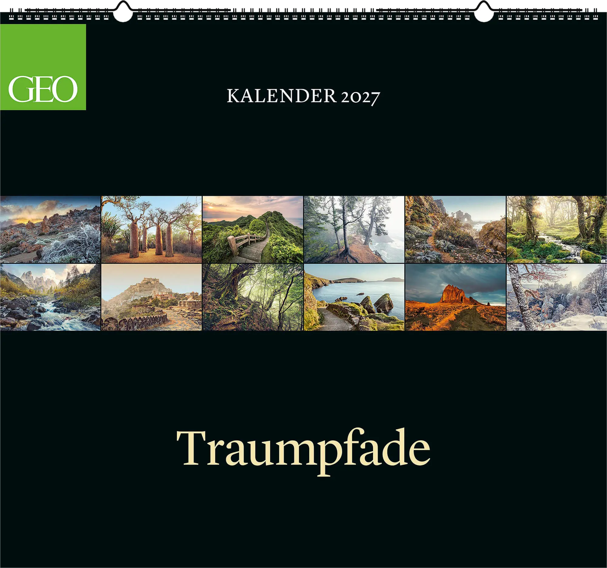 Cover: 4069095013582 | GEO Klassiker: Traumpfade 2027 | Gruner+Jahr GmbH | Kalender | 14 S.