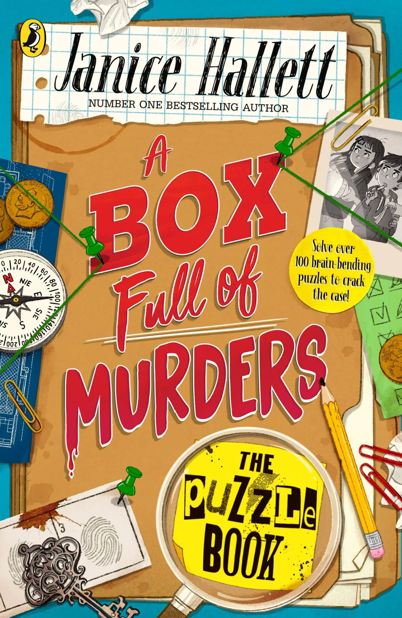 Cover: 9780241833582 | A Box Full of Murders: The Puzzle Book | Janice Hallett | Taschenbuch