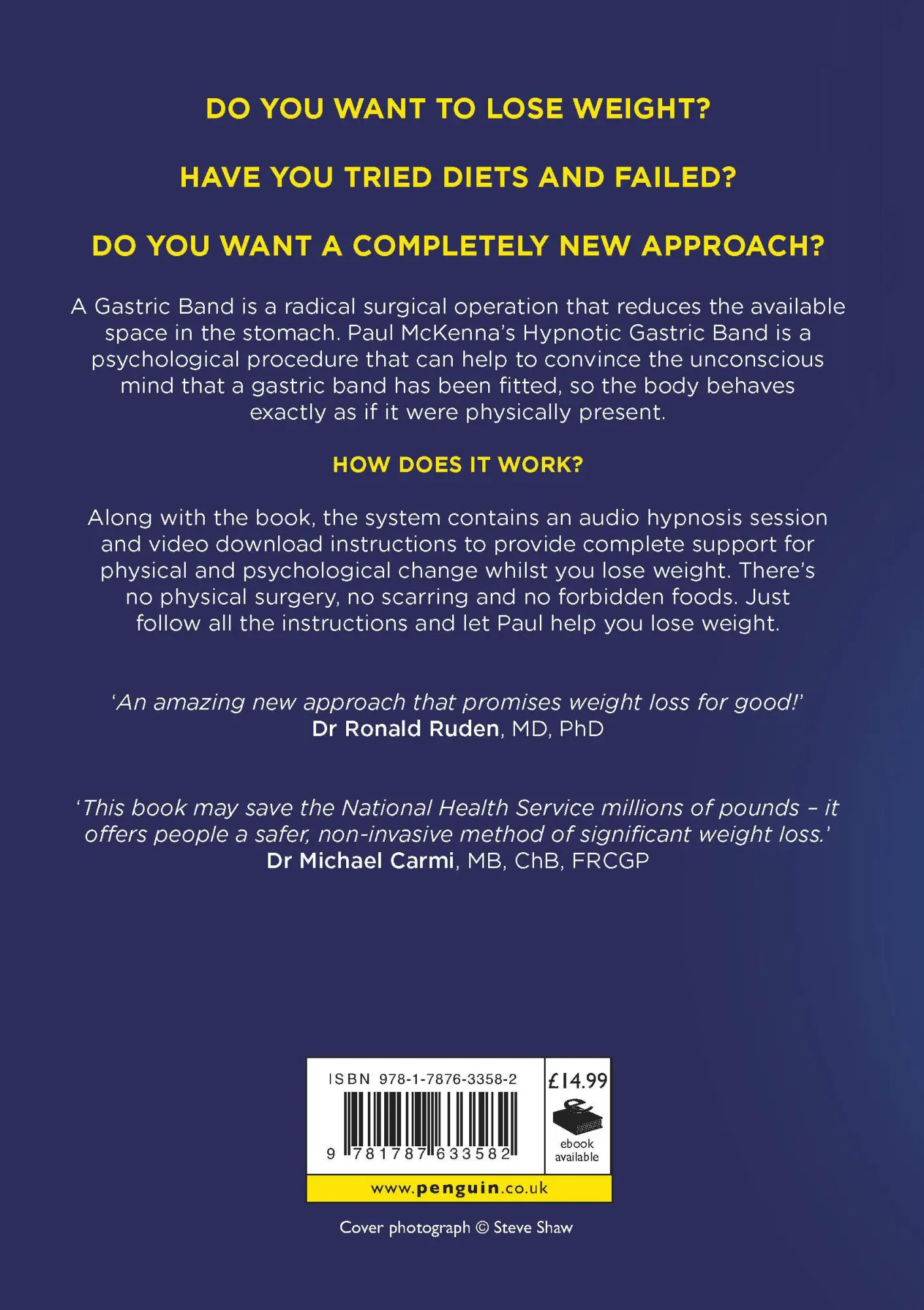 Rückseite: 9781787633582 | The Hypnotic Gastric Band | Paul Mckenna | Taschenbuch | Englisch