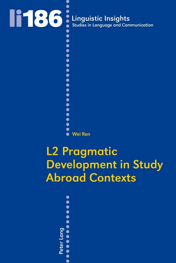 L2 Pragmatic Development in Study Abroad Contexts - Wei Ren Kartoniert (TB)