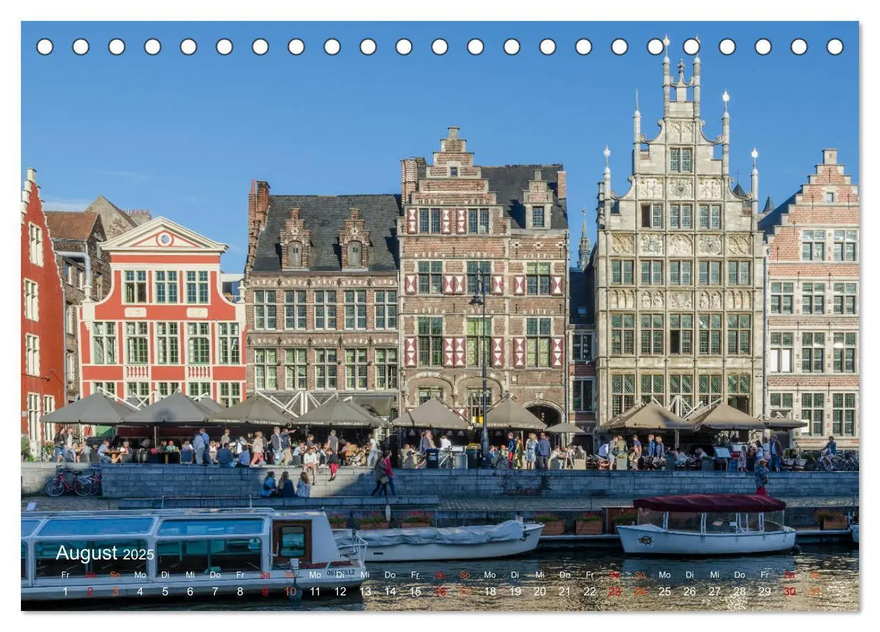 Bild: 9783435363582 | Flandern - Stadt und Strand (Tischkalender 2025 DIN A5 quer),...