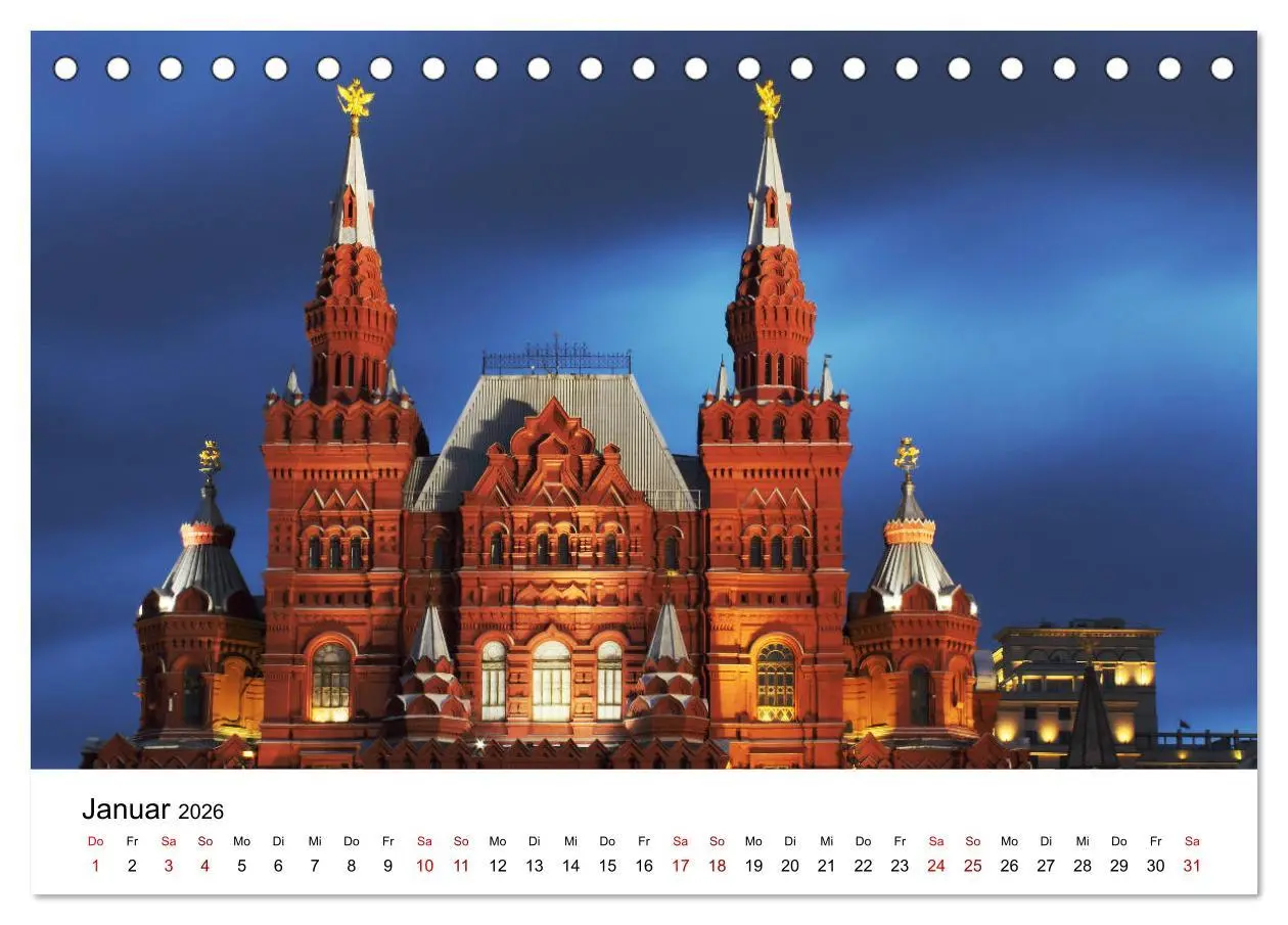 Bild: 9783457763582 | Goldenes Russland (Tischkalender 2026 DIN A5 quer), CALVENDO...