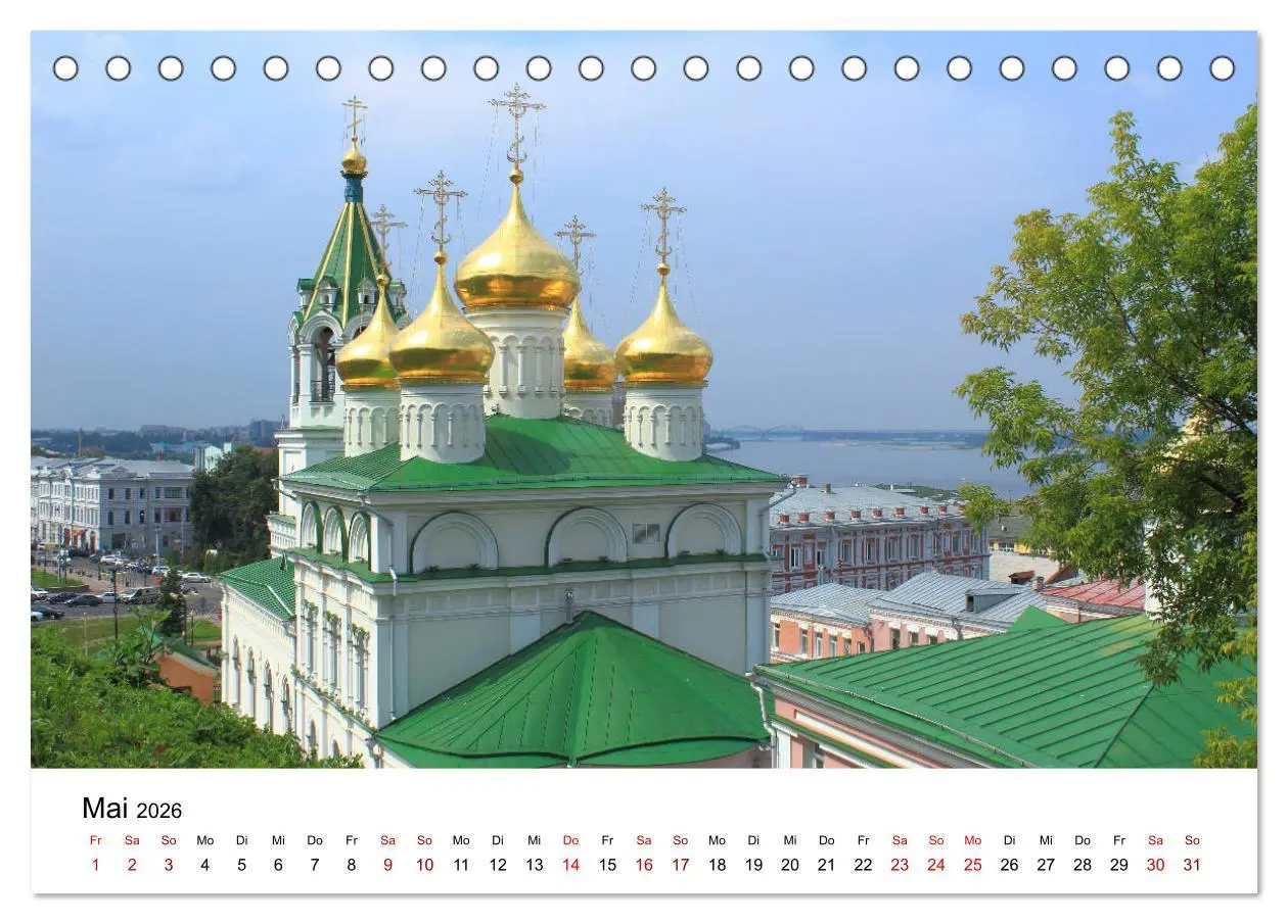Bild: 9783457763582 | Goldenes Russland (Tischkalender 2026 DIN A5 quer), CALVENDO...