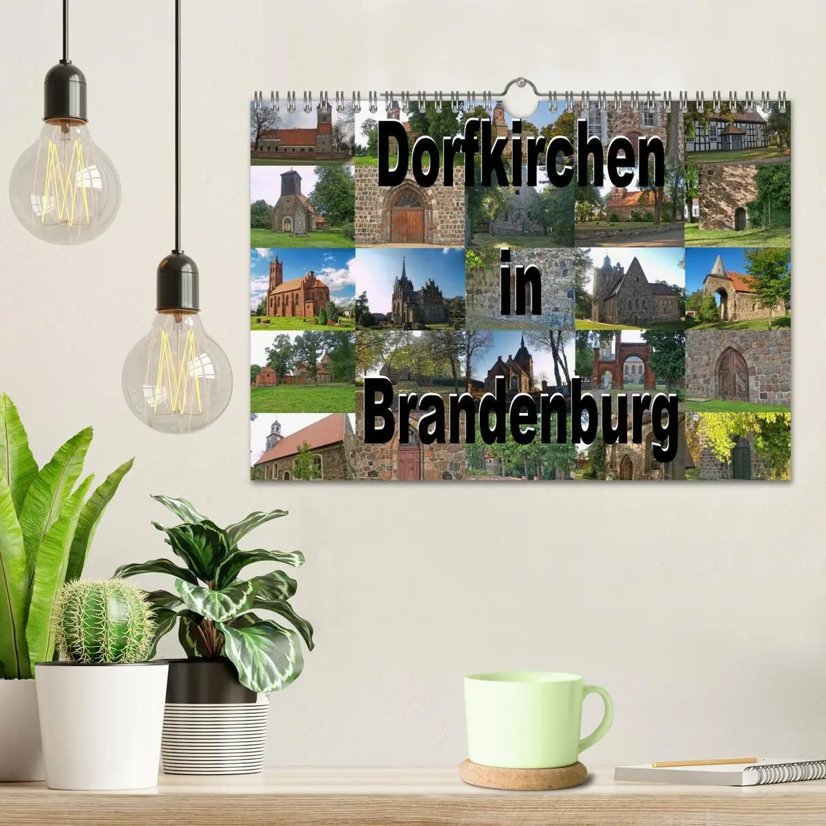 Bild: 9783516163582 | Dorfkirchen in Brandenburg (Wandkalender 2026 DIN A4 quer),...