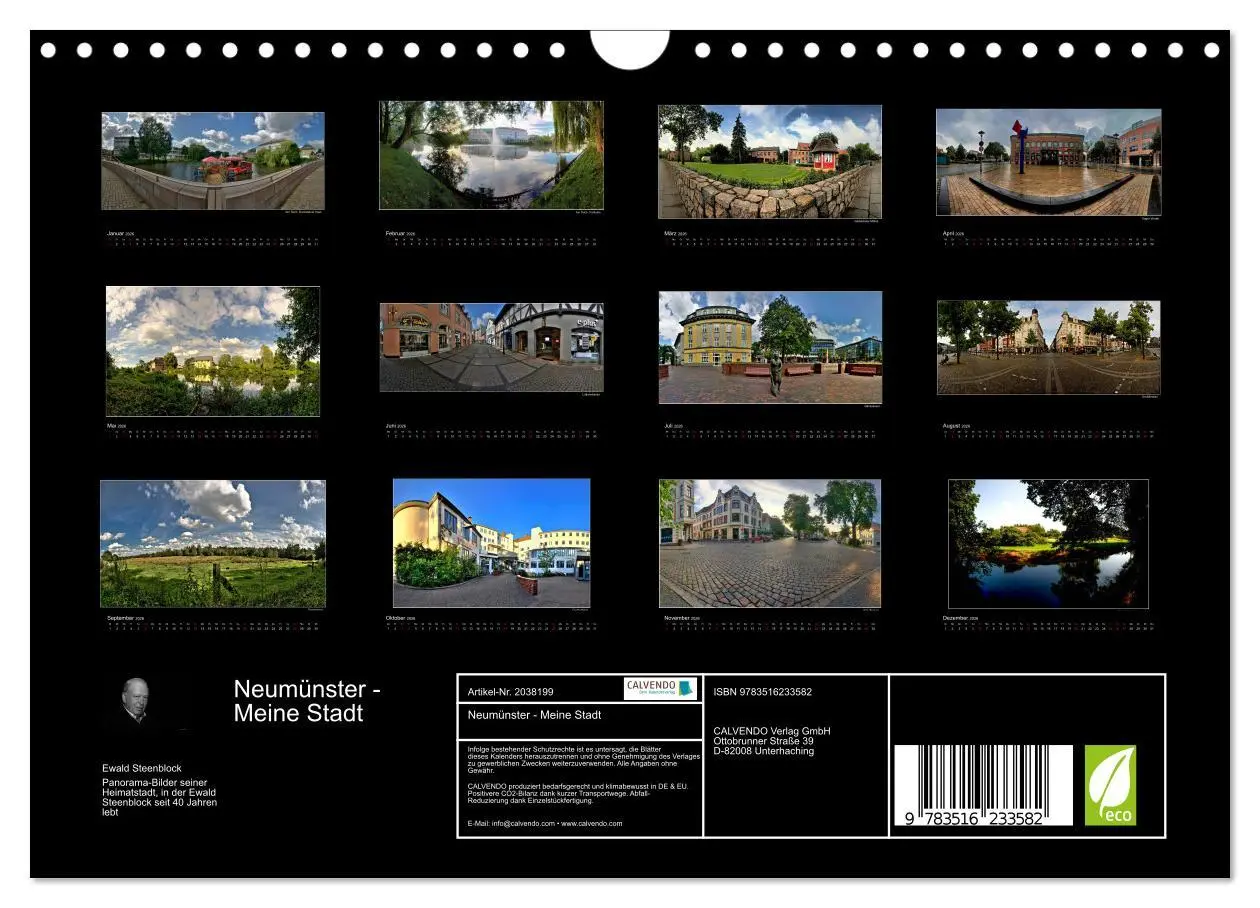 Bild: 9783516233582 | Neumünster - Meine Stadt (Wandkalender 2026 DIN A4 quer), CALVENDO...