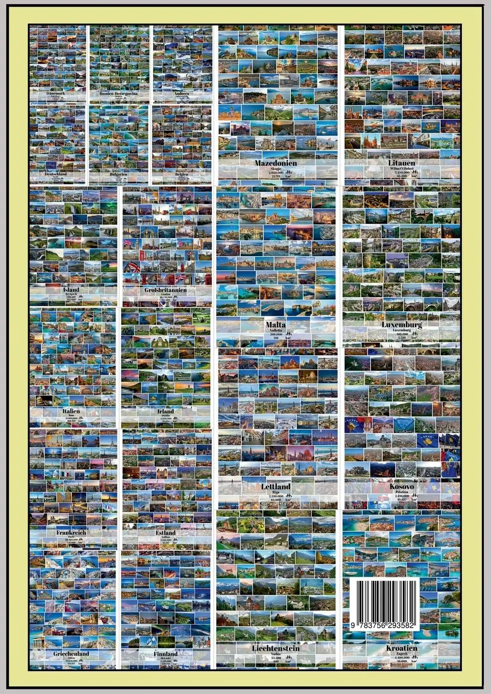 Rückseite: 9783756293582 | Alle Länder Europas | In 2500 kleinen Bildern | Kurt Heppke | Buch