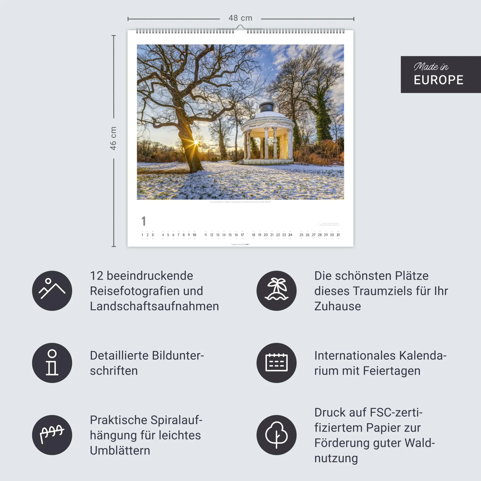 Bild: 9783839903582 | Deutschland - Ein Märchenland Kalender 2027 | Kalender | Spiralbindung