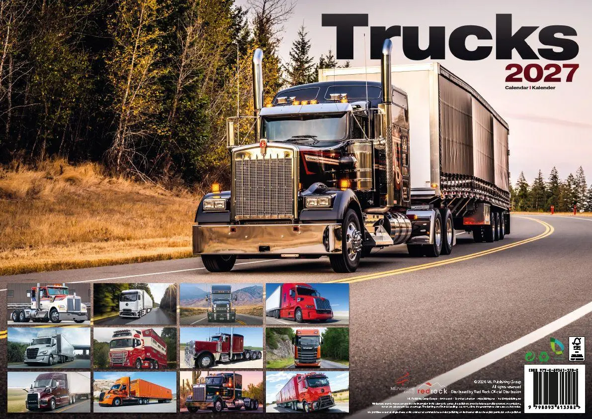 Bild: 9798893613582 | Trucks Kalender 2027 - LKWs - Lastkraftwagen | Kalender | 14 S. | 2027