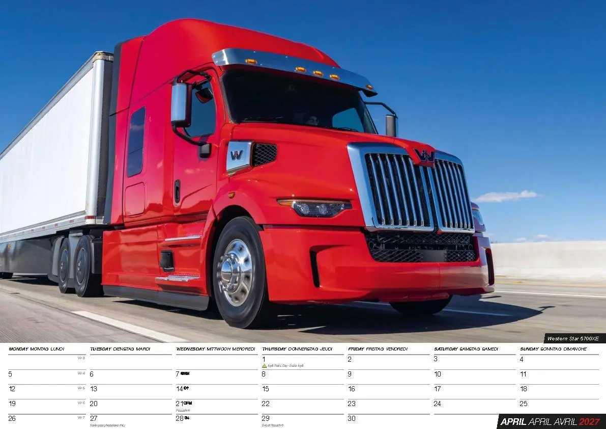 Bild: 9798893613582 | Trucks Kalender 2027 - LKWs - Lastkraftwagen | Kalender | 14 S. | 2027