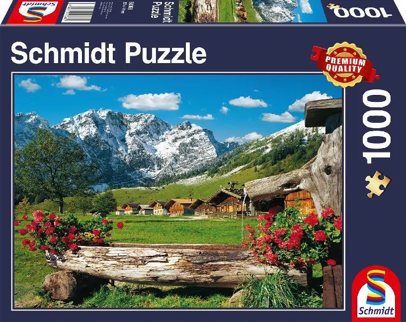Cover: 4001504583682 | Blick ins Bergidyll (Puzzle) | Spiel | In Spielebox | 58368 | 2018