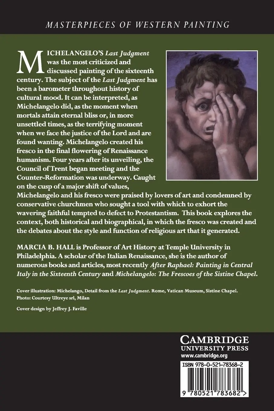 Rückseite: 9780521783682 | Michelangelo's 'Last Judgment' | Marcia B. Hall | Taschenbuch | 2005