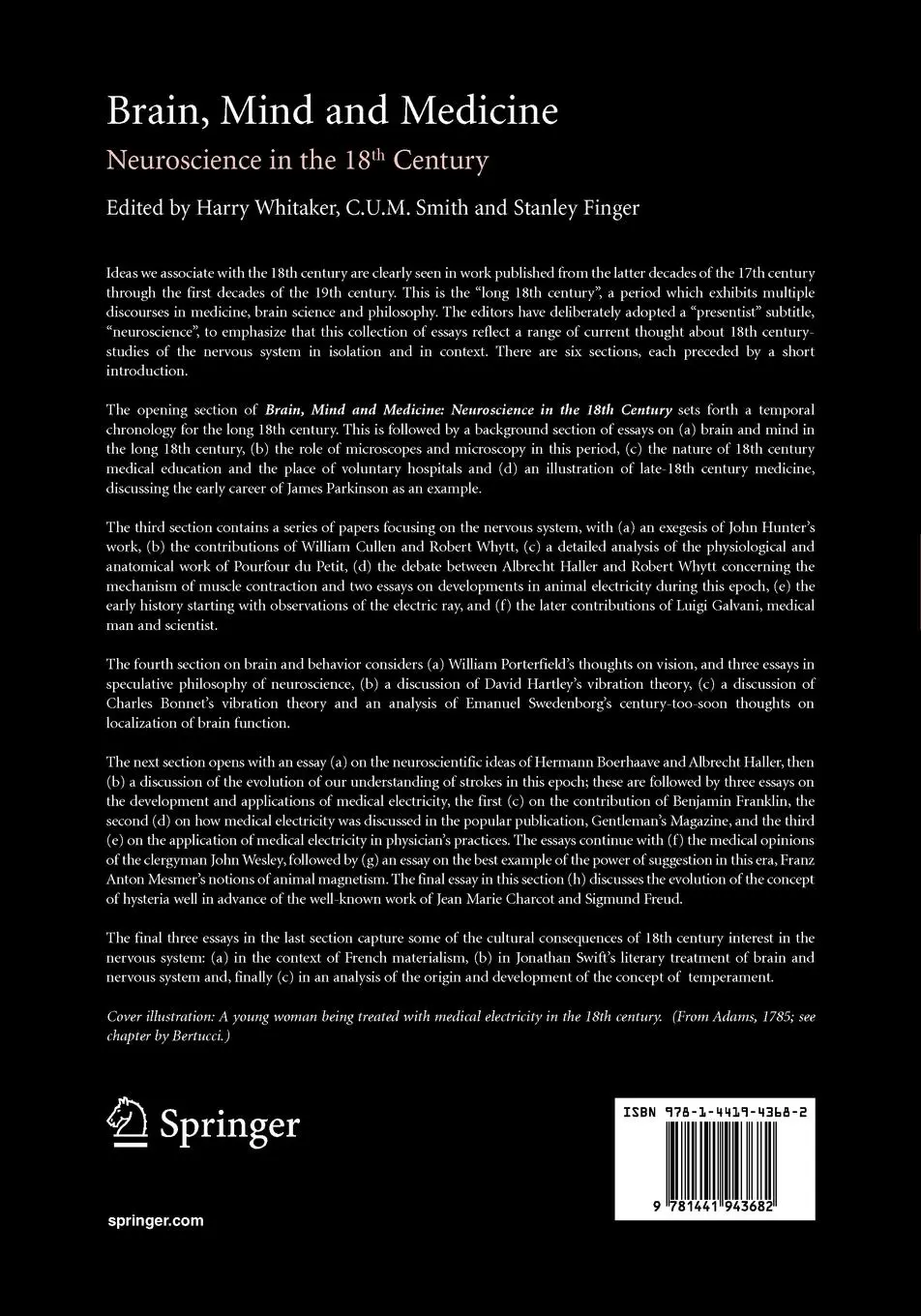 Rückseite: 9781441943682 | Brain, Mind and Medicine: | Essays in Eighteenth-Century Neuroscience
