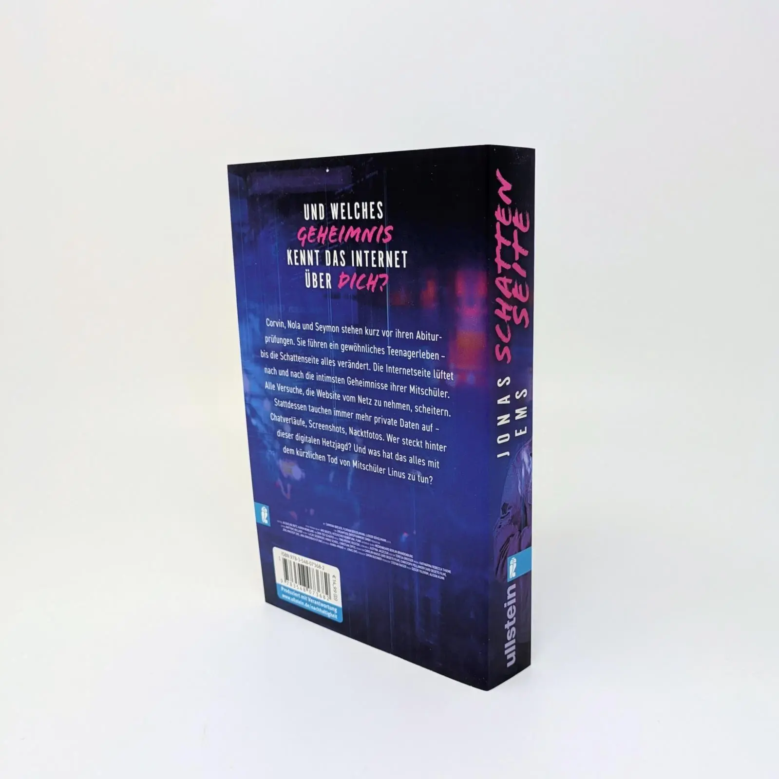 Bild: 9783548073682 | Schattenseite | Das Buch zur brandneuen Serie | Jonas Ems | Buch