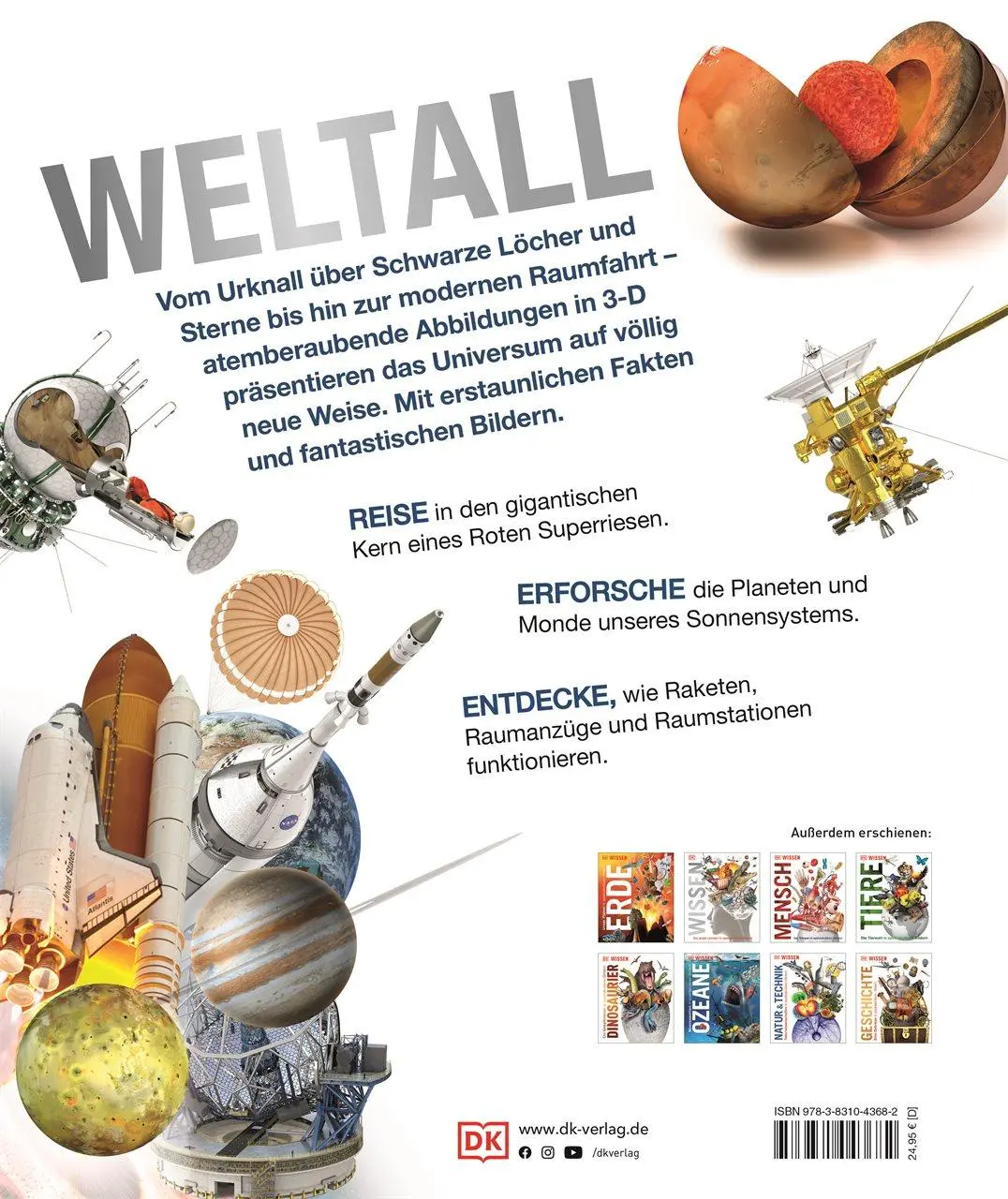 Rückseite: 9783831043682 | DK Wissen. Weltall | DK Verlag - Kids | Buch | DK Wissen | 208 S.